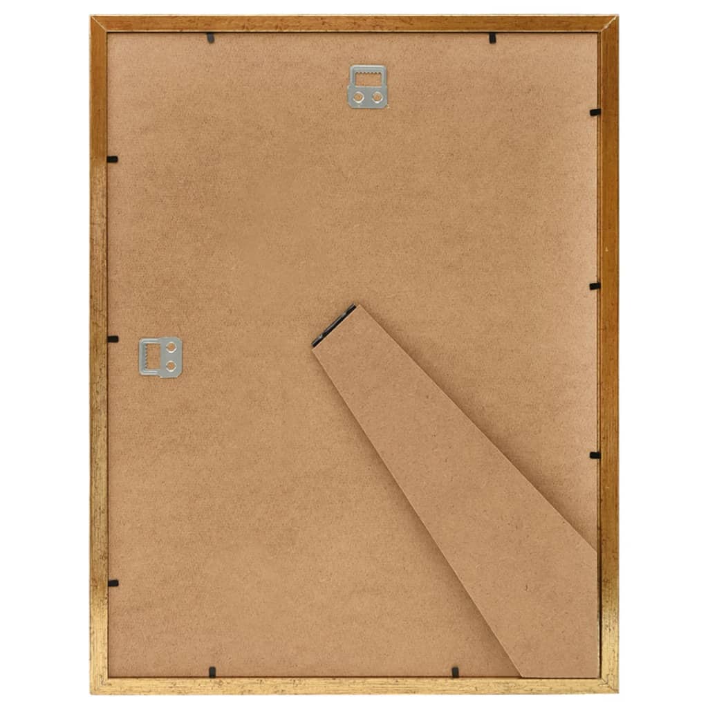 vidaXL Photo Frames Collage 5 pcs for Wall or Table Gold 70x90 cm MDF