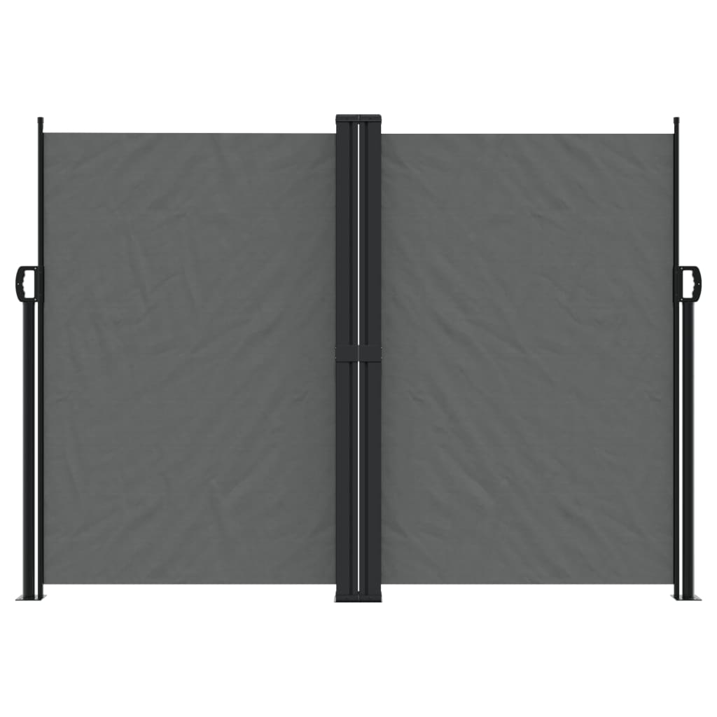 vidaXL Retractable Side Awning Anthracite 180x600 cm