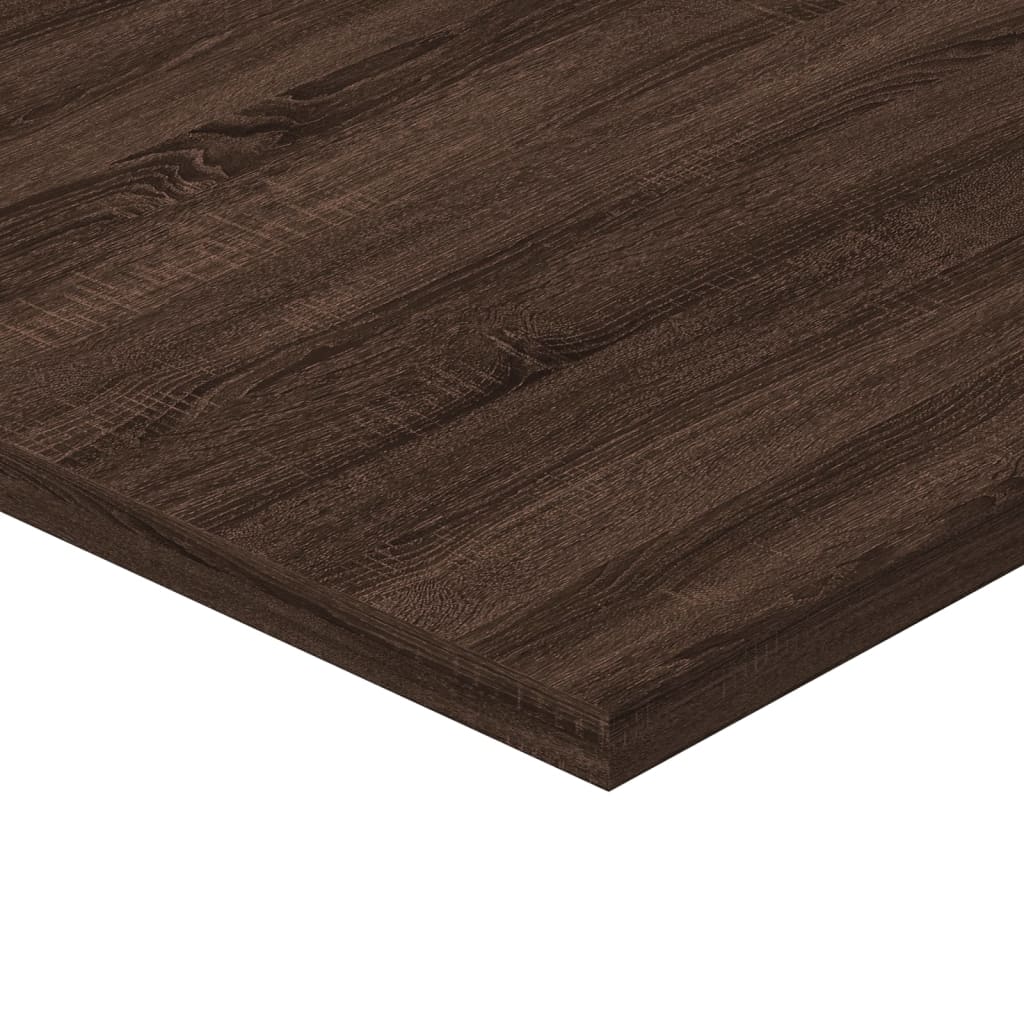 vidaXL Wall Shelves 4 pcs Brown Oak 60x40x1.5 cm Engineered Wood