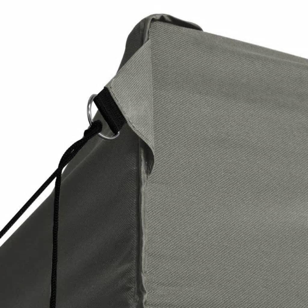 vidaXL Foldable Tent Pop-Up with 4 Side Walls 3x4.5 m Anthracite