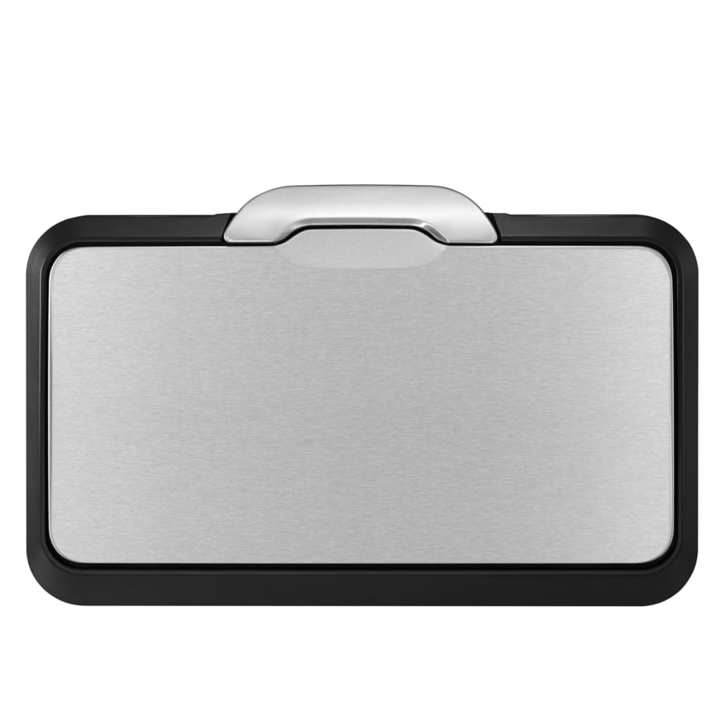 EKO Waste Bin Touch Bar Pro 2x20 L Matte Silver