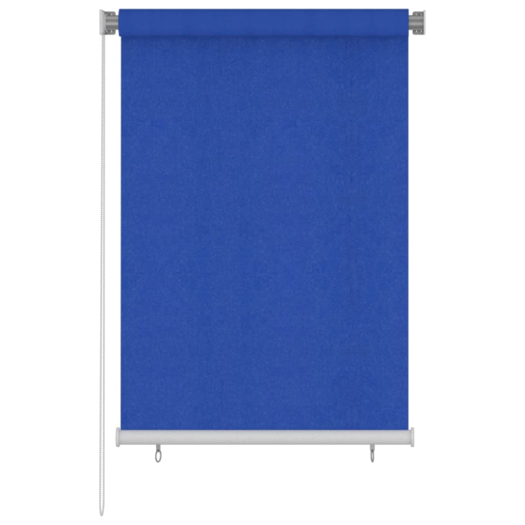 vidaXL Outdoor Roller Blind 100x140 cm Blue HDPE