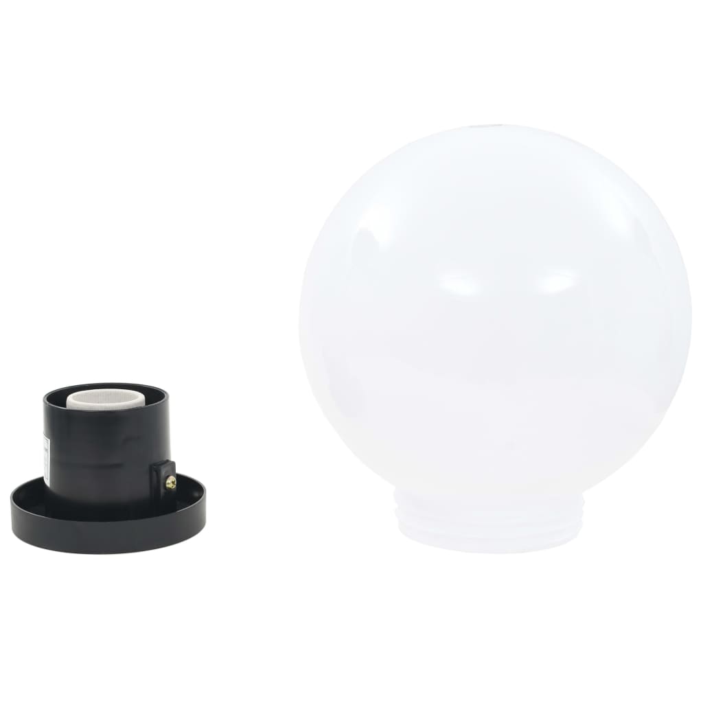 vidaXL LED Bowl Lamps 2 pcs Spherical 20 cm PMMA