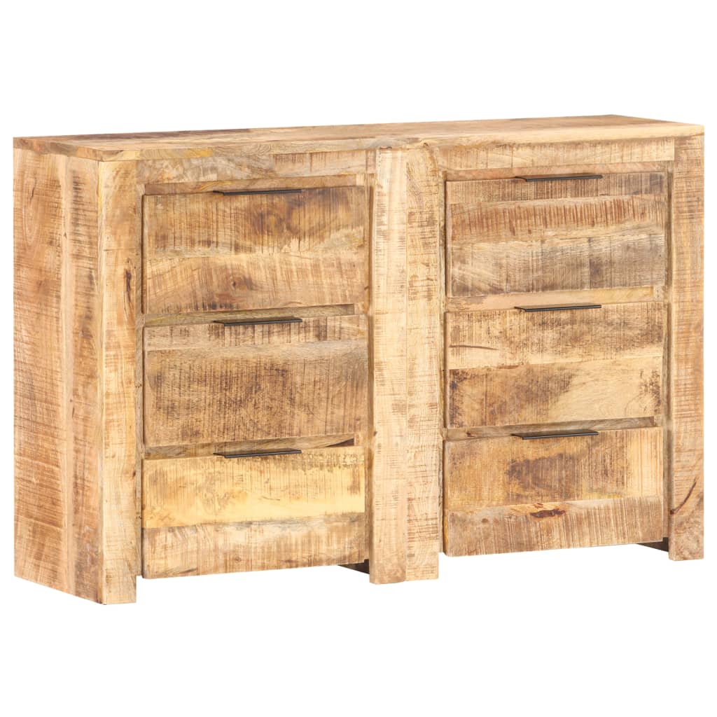 vidaXL Drawer Cabinet 118x33x75 cm Solid Mango Wood