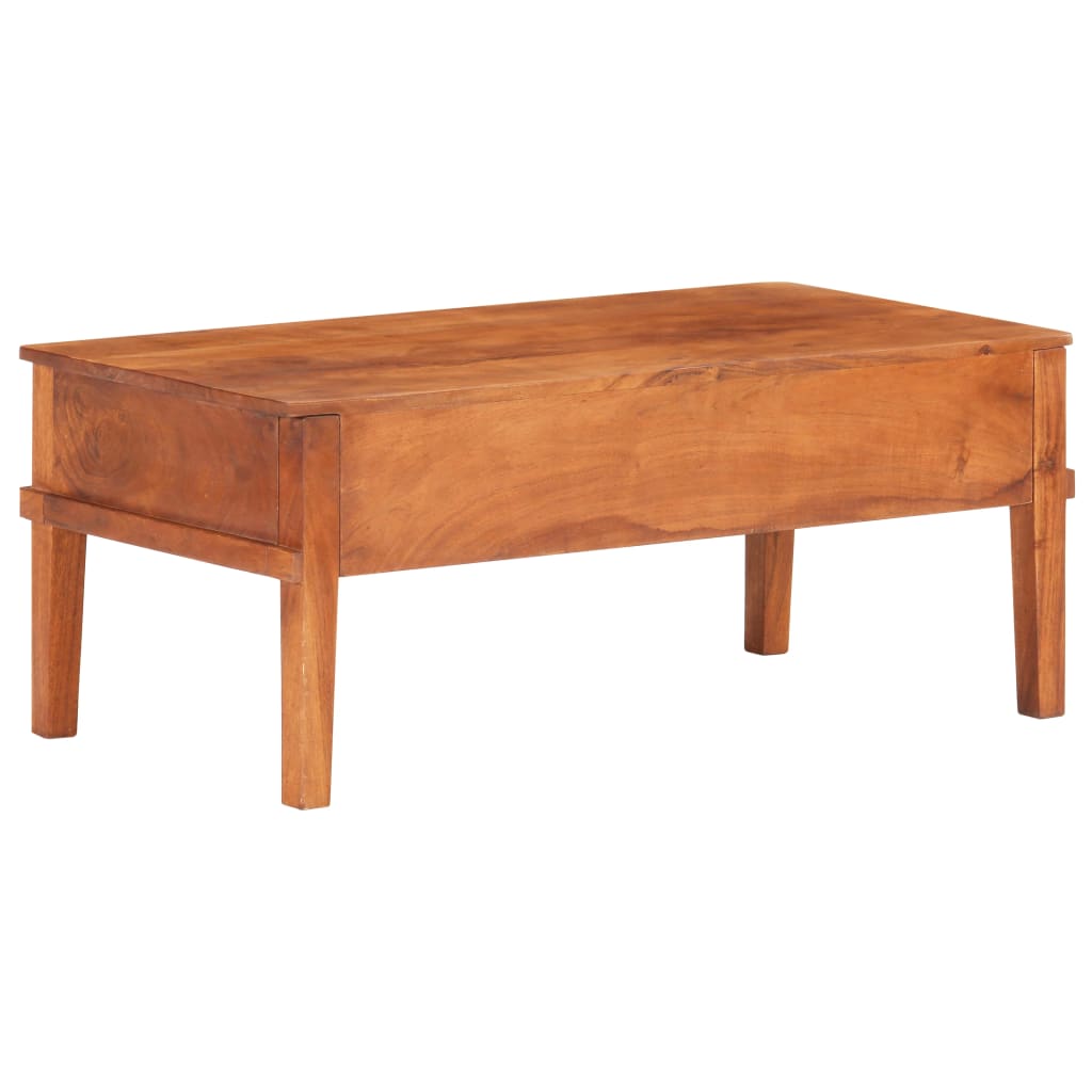 vidaXL Coffee Table 100x50x41 cm Solid Acacia Wood