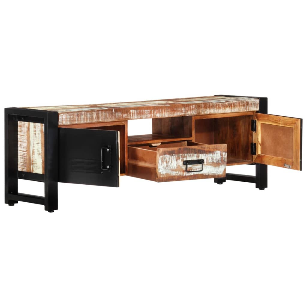 vidaXL TV Cabinet 120x30x40 cm Solid Wood Reclaimed