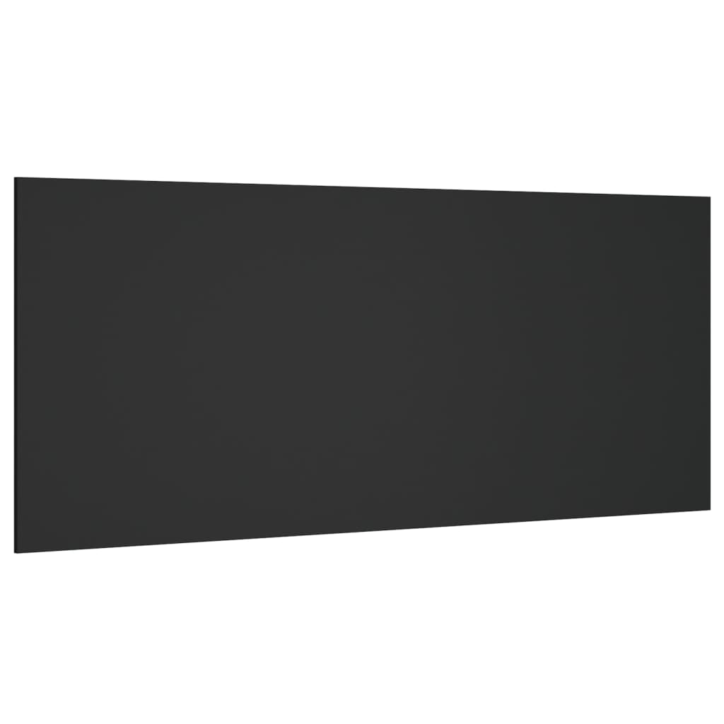 vidaXL Bed Headboard Black 200x1.5x80 cm Engineered Wood