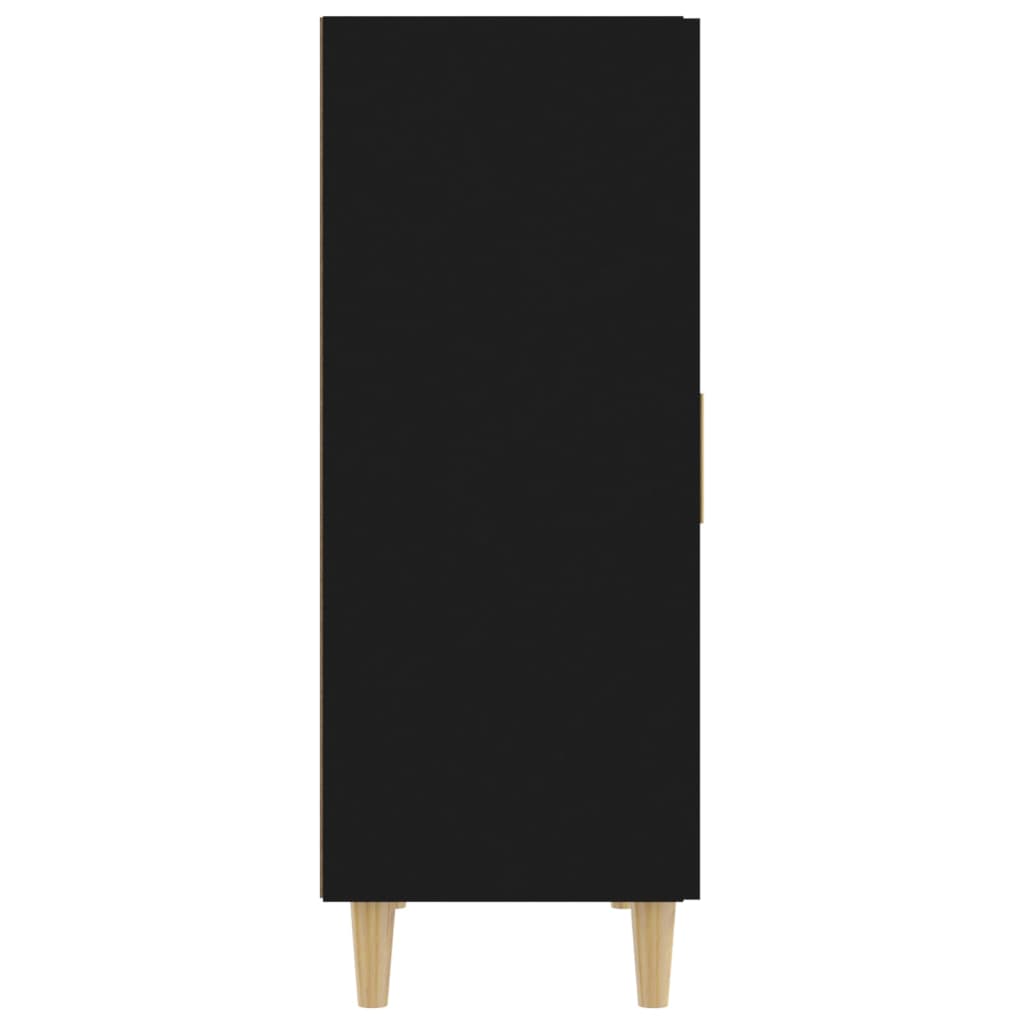 vidaXL Sideboard Black 70x34x90 cm Engineered Wood