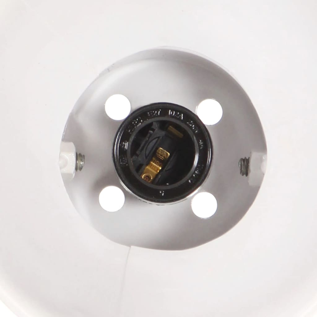 vidaXL Industrial Wall Lamp White 65x25 cm E27
