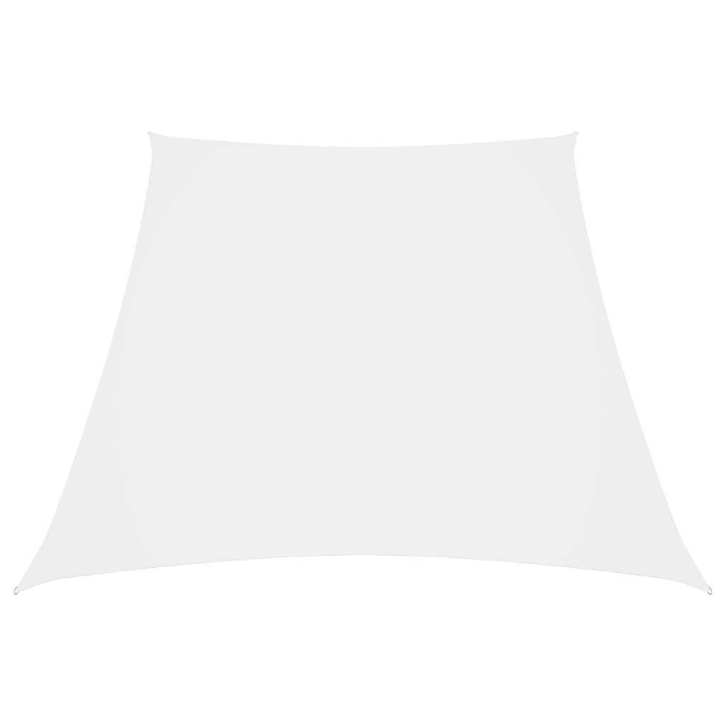 vidaXL Sunshade Sail Oxford Fabric Trapezium 3/4x3 m White