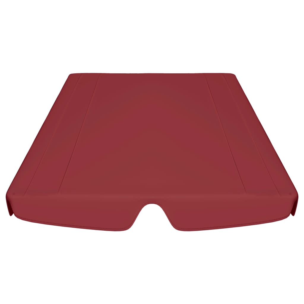 vidaXL Replacement Canopy for Garden Swing Wine Red 188/168x145/110 cm