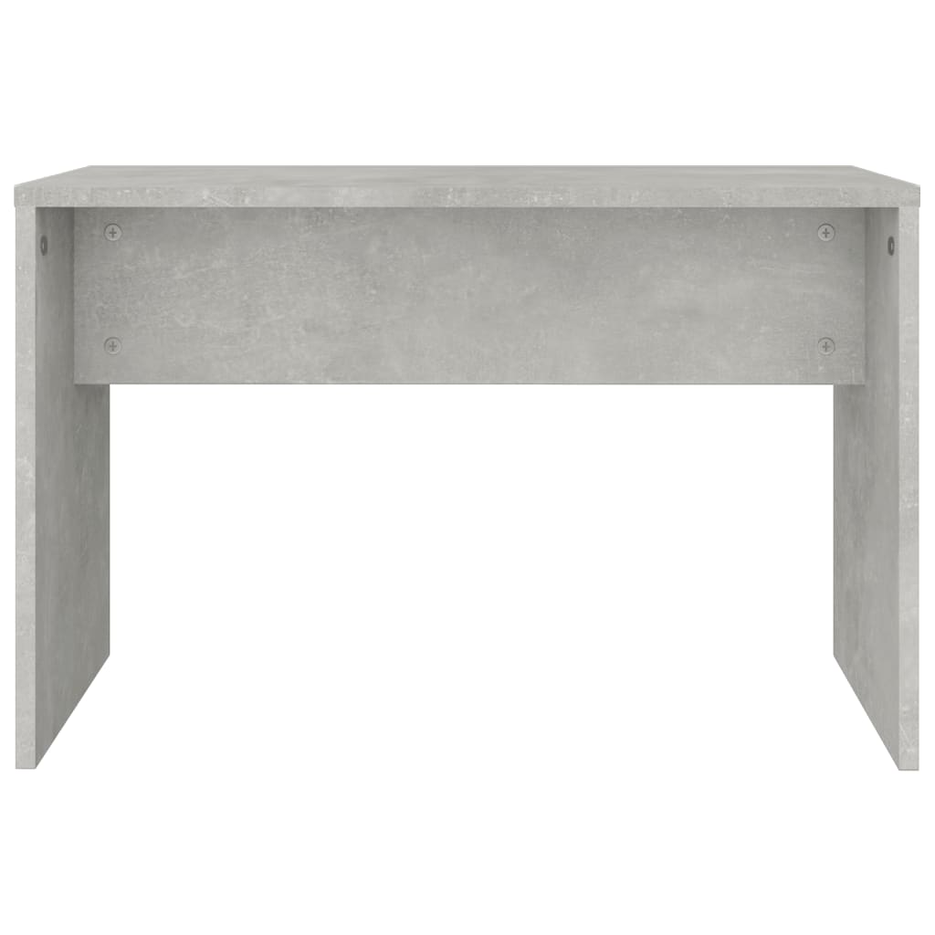 vidaXL Dressing Table Set Concrete Grey 96x40x142 cm