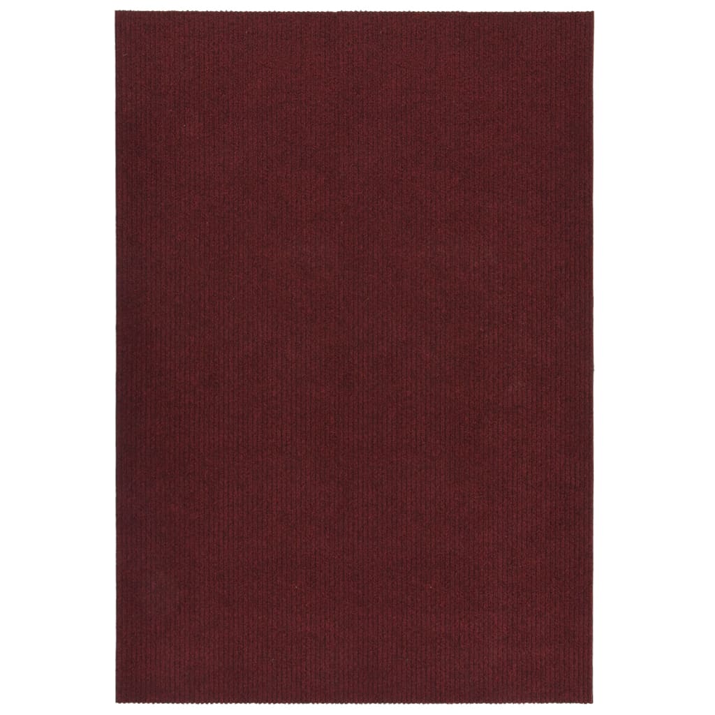 vidaXL Dirt Trapper Carpet Runner 100x150 cm Bordeaux Red