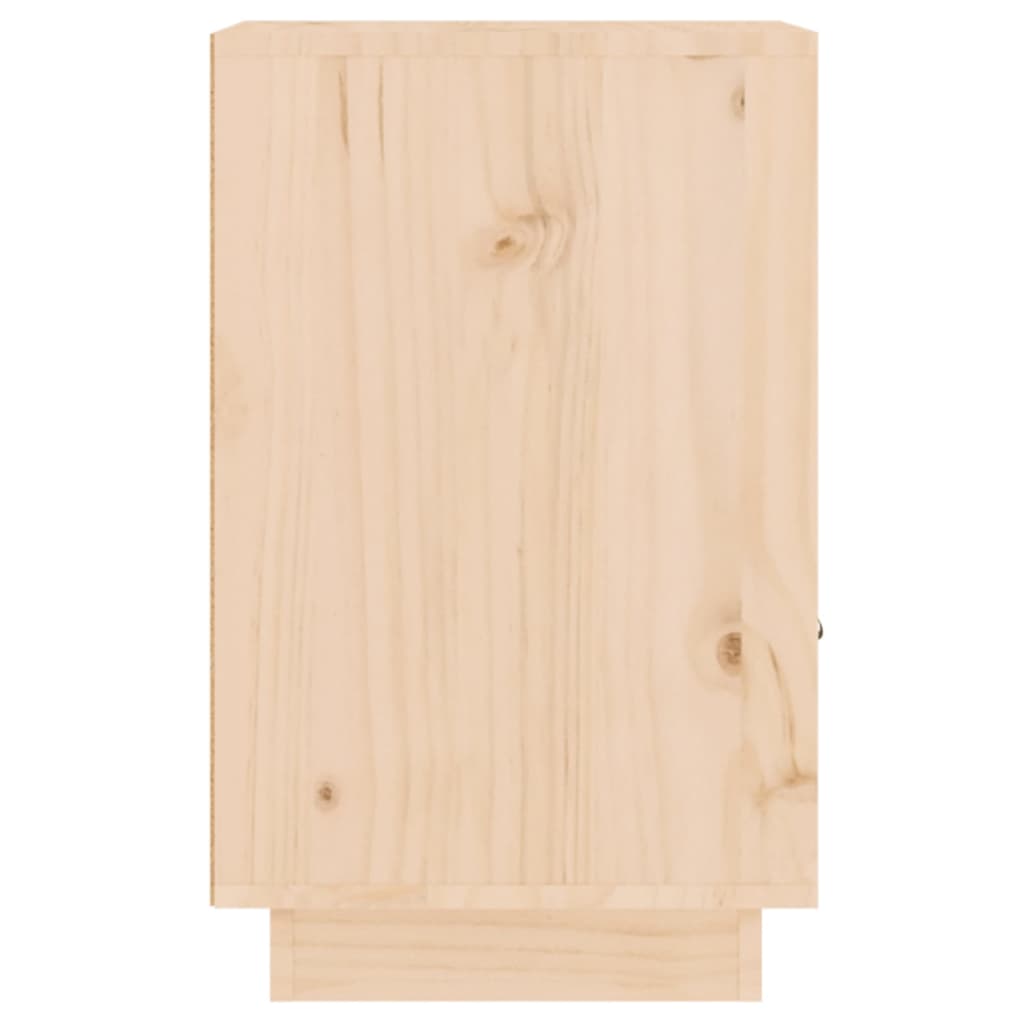 vidaXL Bedside Cabinet 40x34x55 cm Solid Wood Pine