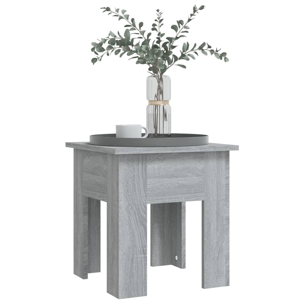 vidaXL Coffee Table Grey Sonoma 40x40x42 cm Engineered Wood