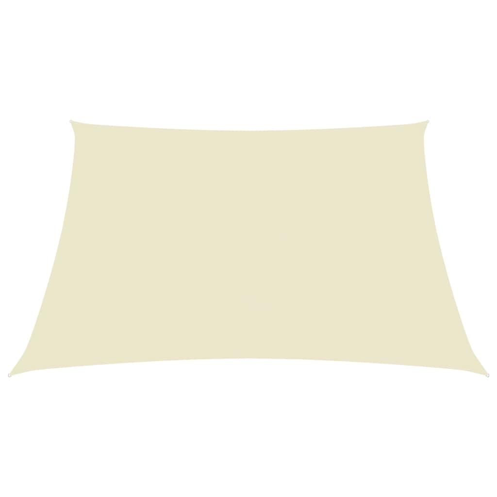 vidaXL Sunshade Sail Oxford Fabric Rectangular 6x7 m Cream