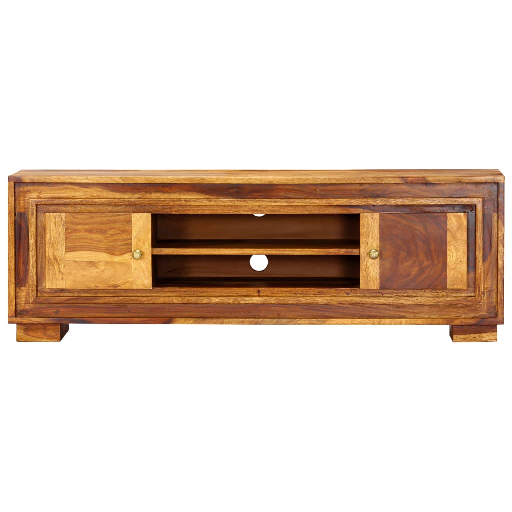 vidaXL TV Cabinet 118x30x40 cm Solid Sheesham Wood