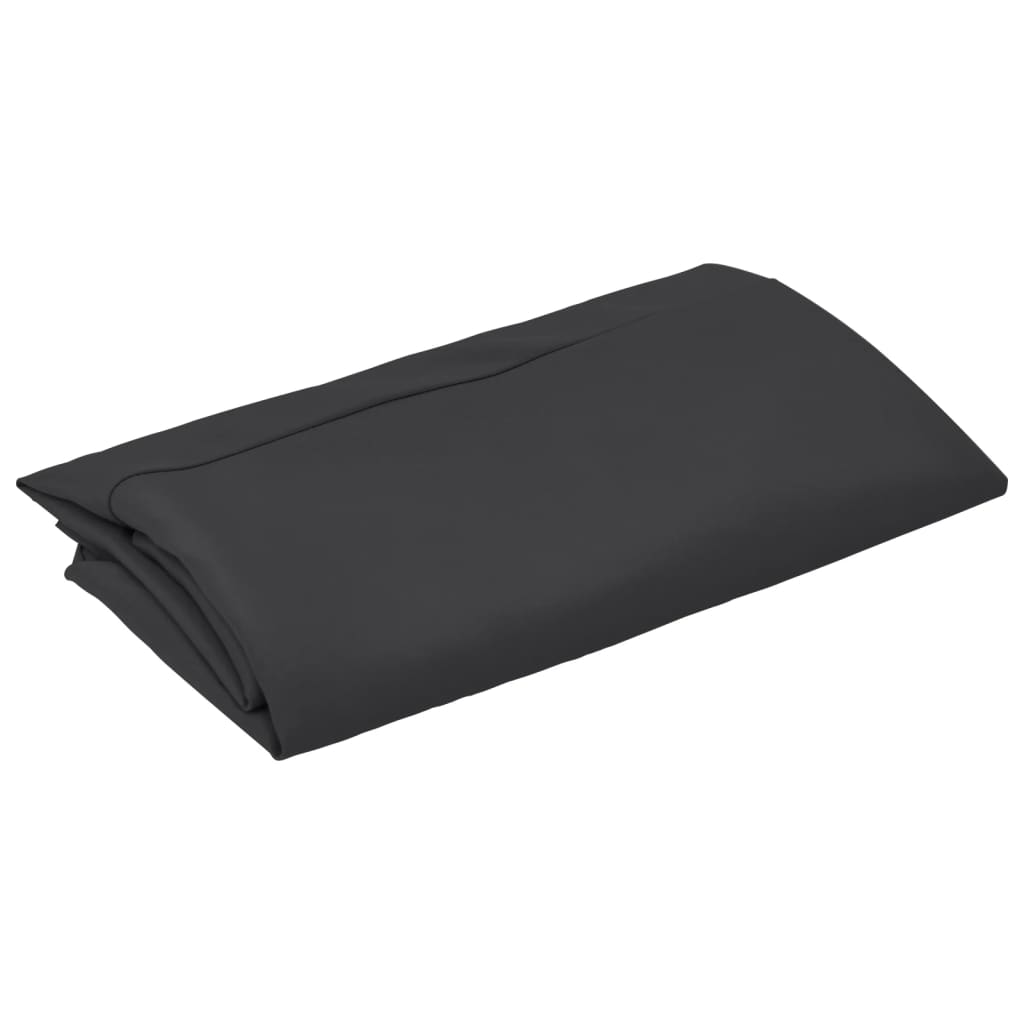 vidaXL Replacement Fabric for Cantilever Umbrella Black 350 cm