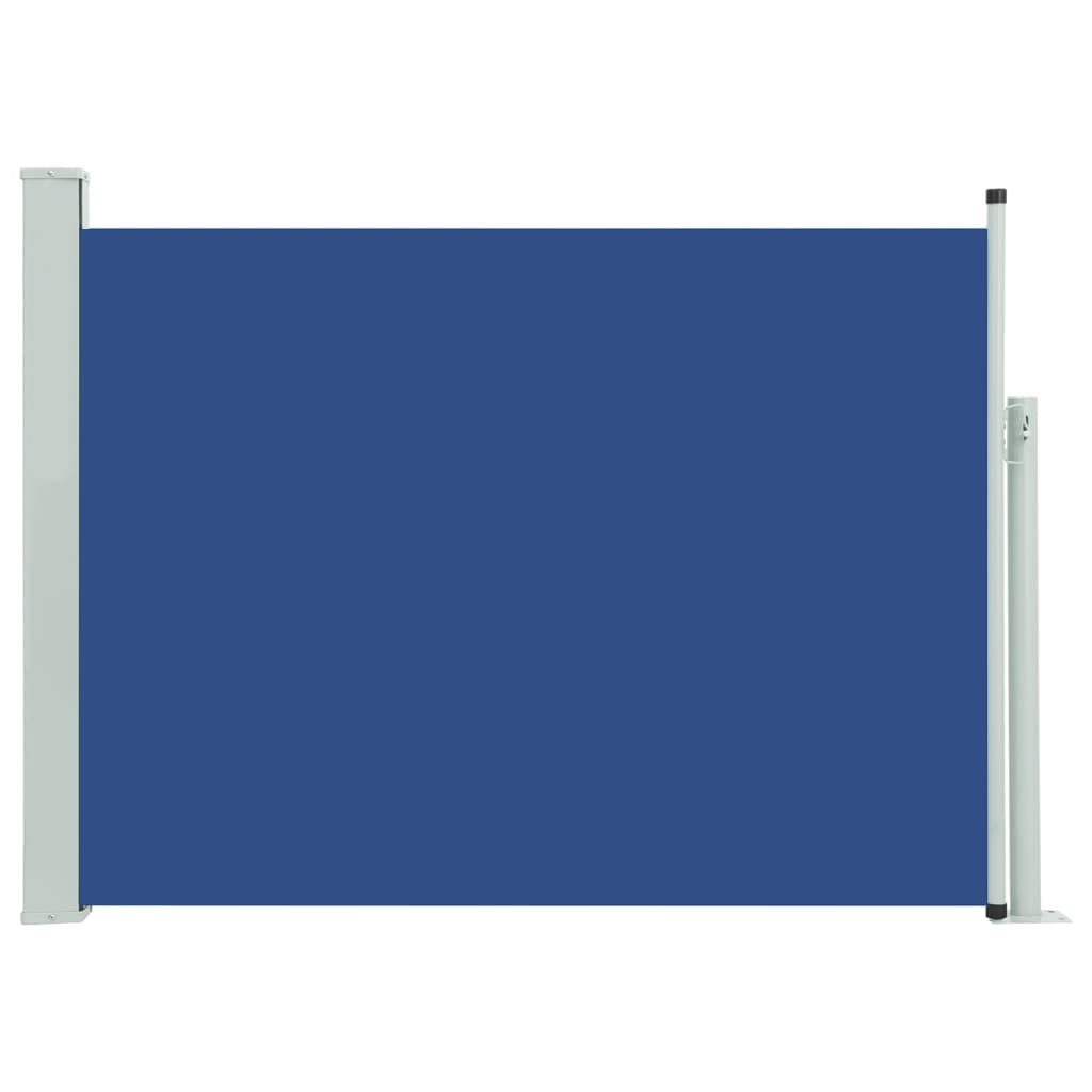 vidaXL Patio Retractable Side Awning 117x500 cm Blue