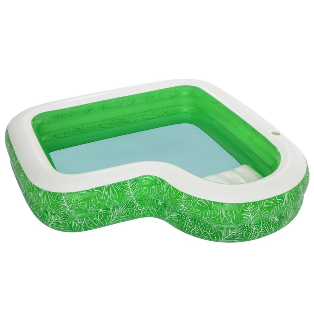 Bestway Swimming Pool with Seat Tropical Paradise 231x231x51 cm