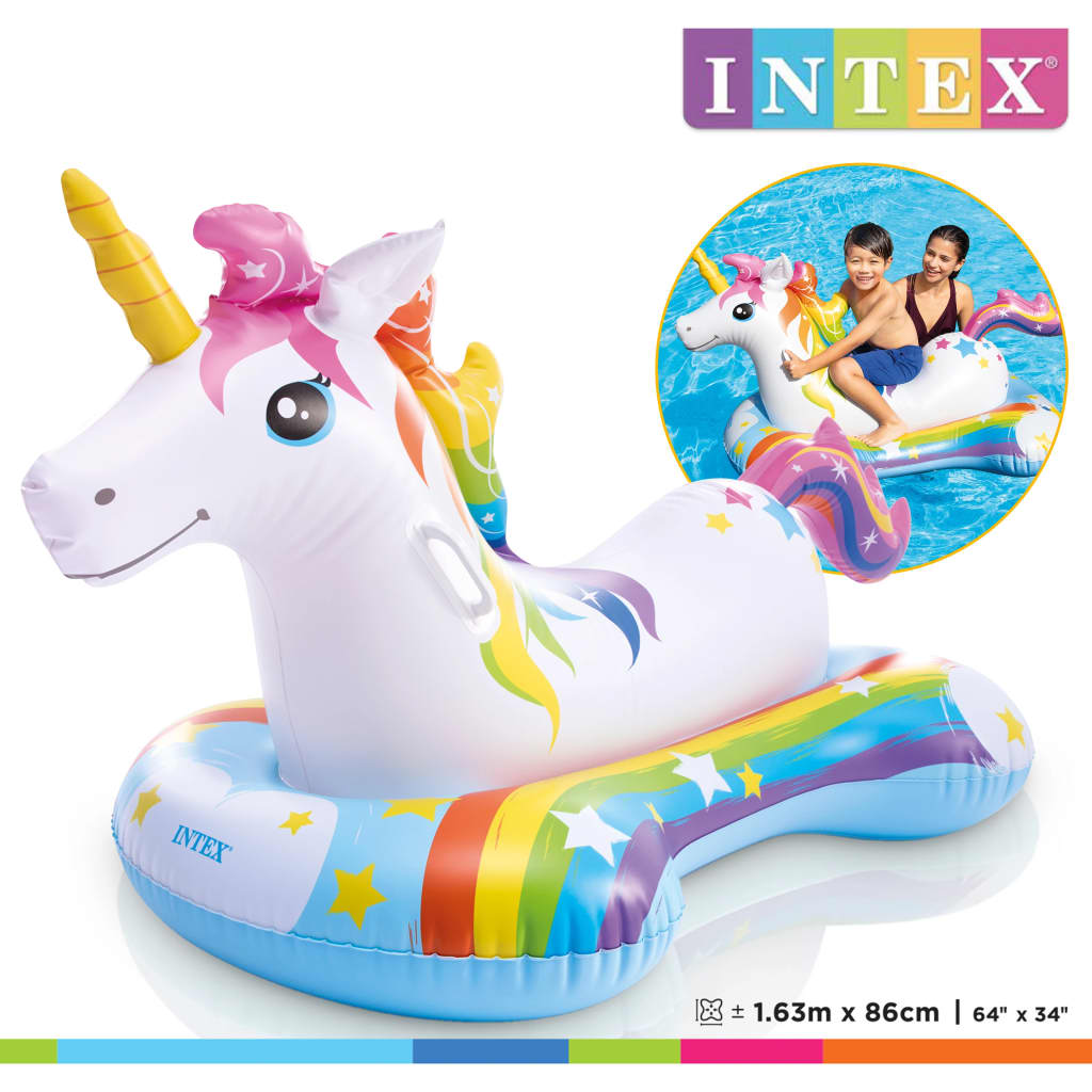 Intex Unicorn Ride-on 163x86 cm