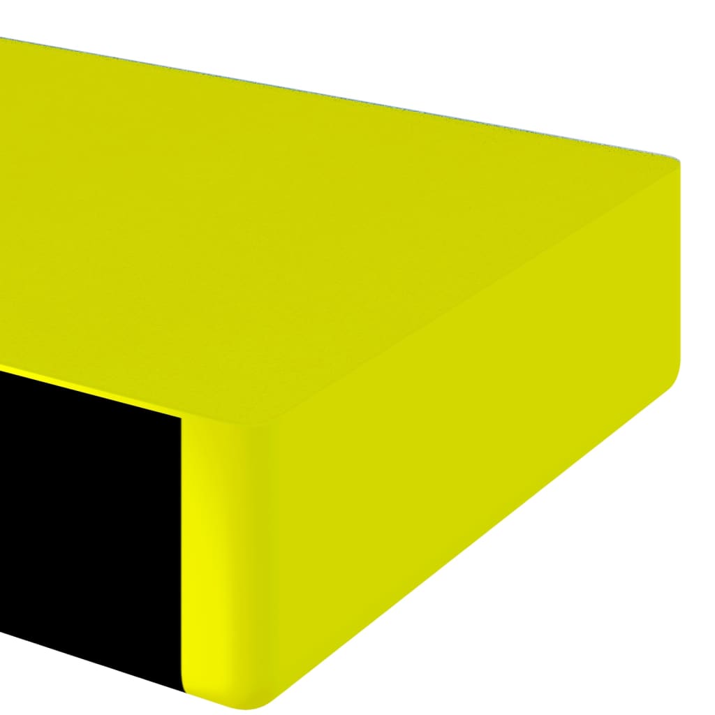 vidaXL Corner Protector Yellow&Black 6x2x101.5 cm PU