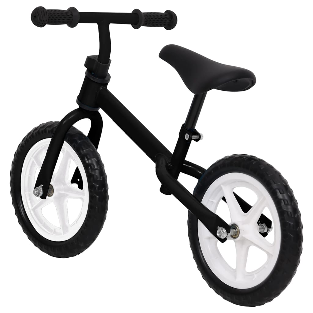 vidaXL Balance Bike 11 inch Wheels Black
