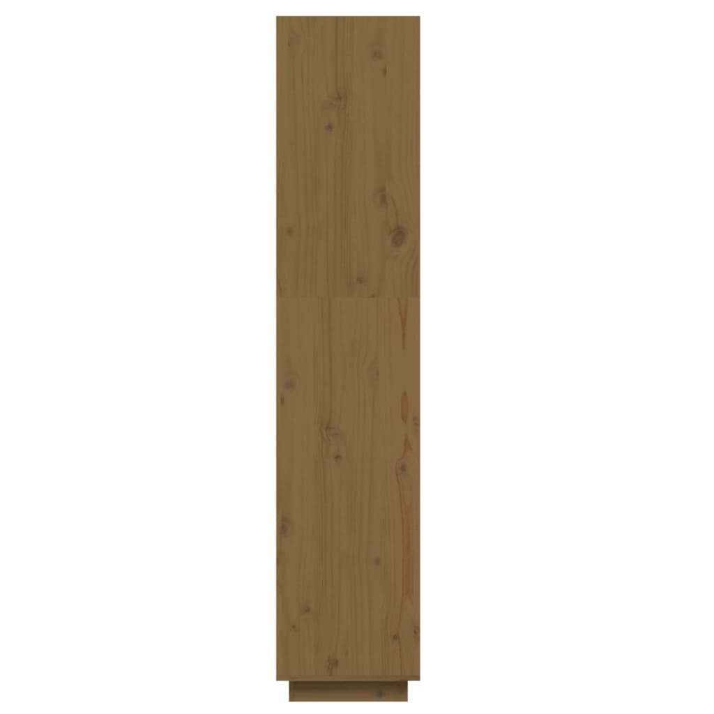 vidaXL Book Cabinet/Room Divider Honey Brown 40x35x167 cm Solid Wood Pine