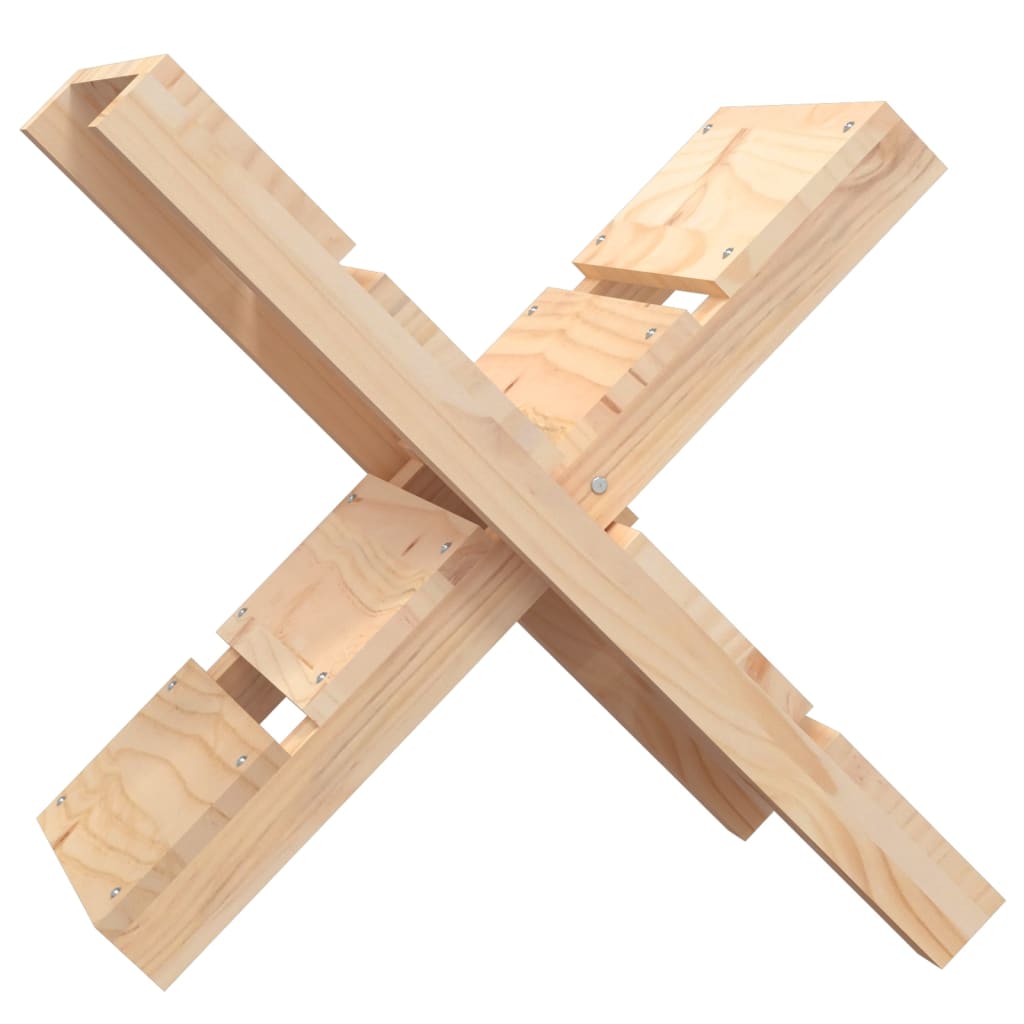 vidaXL Log Holder 47x39.5x48 cm Solid Wood Pine