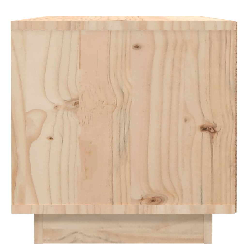 vidaXL Bedside Cabinet 40x34x35 cm Solid Wood Pine